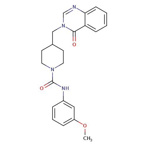 N-(3-methoxyphenyl)-4-[(4-oxo-3,4-dihydroquinazolin-3-yl)methyl]piperidine-1-carboxamide