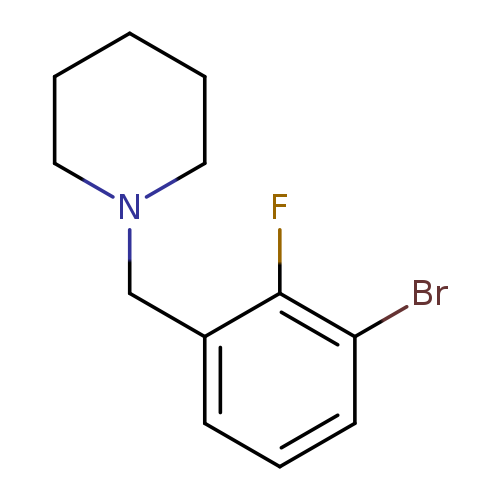 1-BroMo-2-fluoro-3-(piperidinoMethyl)benzene