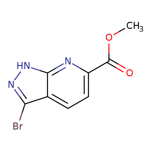 methyl 3-bromo-1H-pyrazolo[3,4-b]pyridine-6-carboxylate