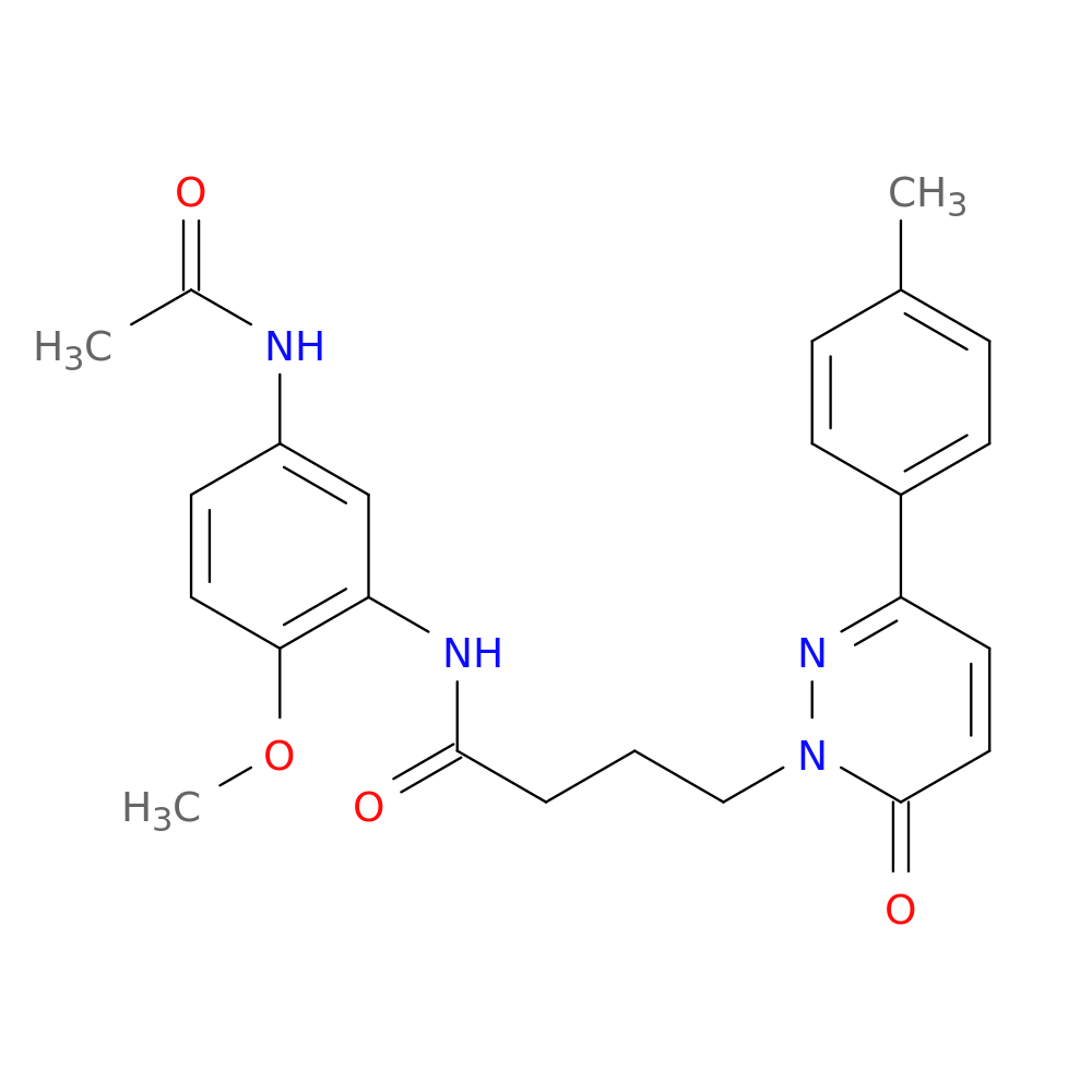 N-(5-acetamido-2-methoxyphenyl)-4-[3-(4-methylphenyl)-6-oxo-1,6-dihydropyridazin-1-yl]butanamide