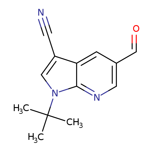1-tert-butyl-5-formyl-1H-pyrrolo[2,3-b]pyridine-3-carbonitrile