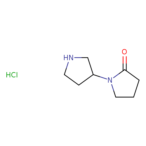 1-(Pyrrolidin-3-yl)pyrrolidin-2-one hydrochloride