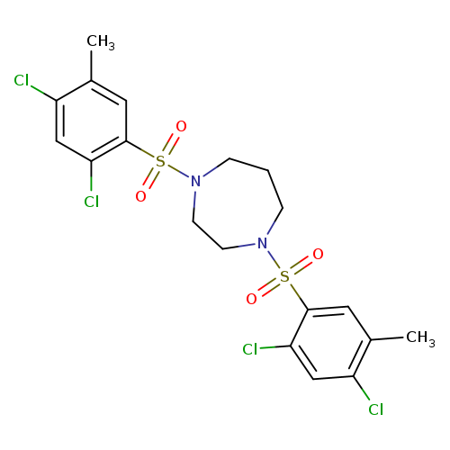 1,4-bis(2,4-dichloro-5-methylbenzenesulfonyl)-1,4-diazepane