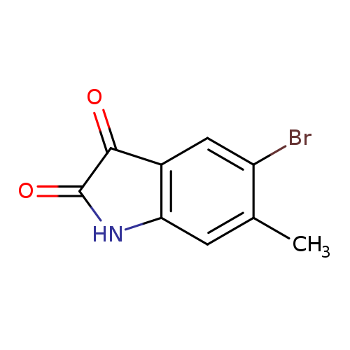 5-Bromo-6-methylindoline-2,3-dione