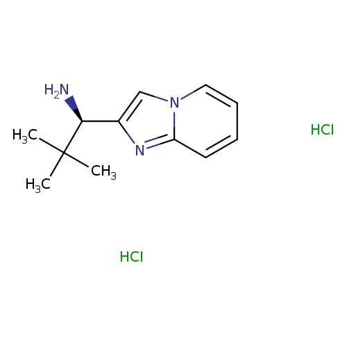 (1R)-1-{imidazo[1,2-a]pyridin-2-yl}-2,2-dimethylpropan-1-aminedihydrochloride