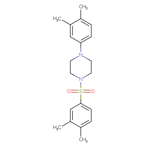 1-(3,4-dimethylbenzenesulfonyl)-4-(3,4-dimethylphenyl)piperazine