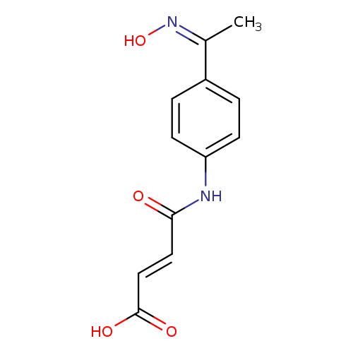 (2E)-3-({4-[(1Z)-1-(hydroxyimino)ethyl]phenyl}carbamoyl)prop-2-enoic acid