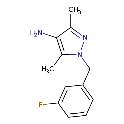 1-(3-fluorobenzyl)-3,5-dimethyl-1H-pyrazol-4-amine