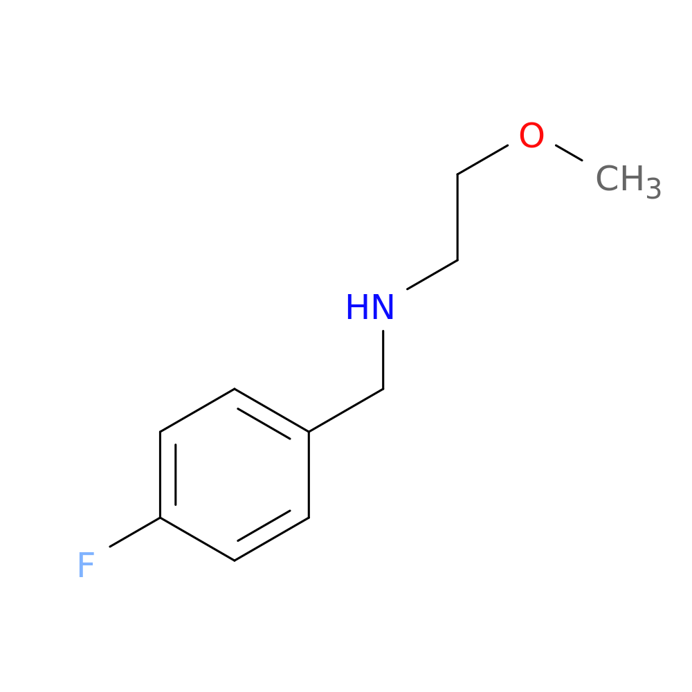 (4-Fluorobenzyl)(2-methoxyethyl)amine