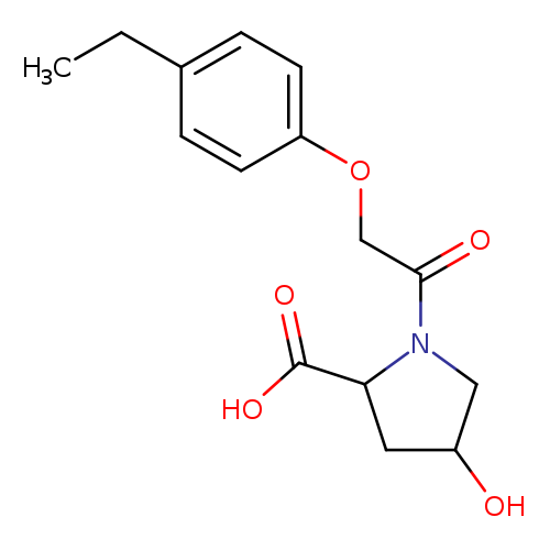 1-[2-(4-ethylphenoxy)acetyl]-4-hydroxypyrrolidine-2-carboxylic acid