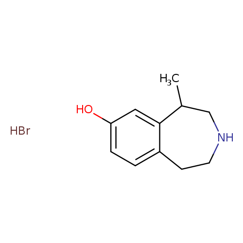5-methyl-2,3,4,5-tetrahydro-1H-3-benzazepin-7-olhydrobromide