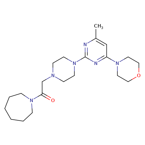1-(azepan-1-yl)-2-{4-[4-methyl-6-(morpholin-4-yl)pyrimidin-2-yl]piperazin-1-yl}ethan-1-one
