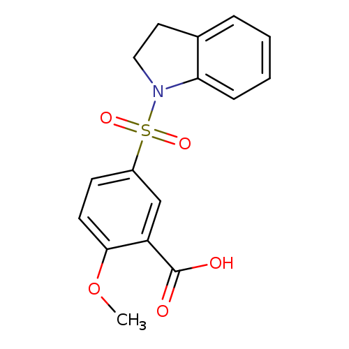 5-(2,3-Dihydro-indole-1-sulfonyl)-2-methoxy-benzoic acid