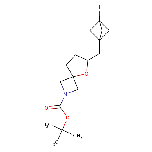 tert-butyl 6-({3-iodobicyclo[1.1.1]pentan-1-yl}methyl)-5-oxa-2-azaspiro[3.4]octane-2-carboxylate