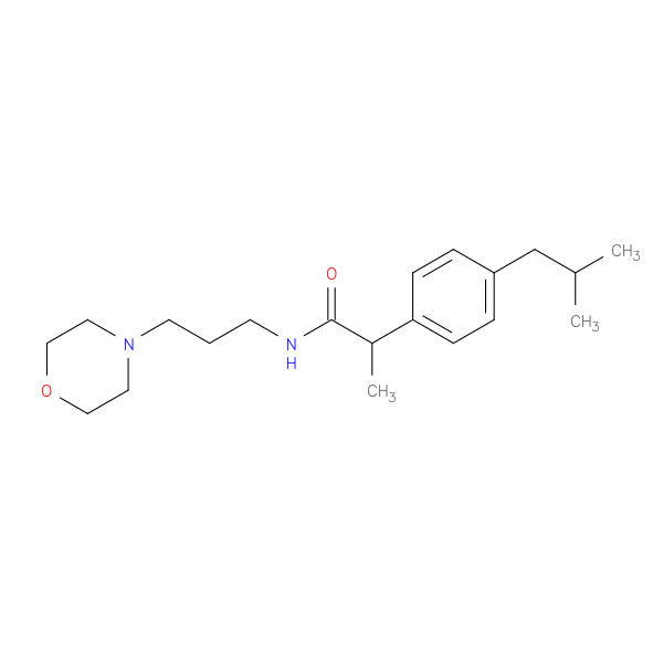 2-[4-(2-methylpropyl)phenyl]-N-[3-(morpholin-4-yl)propyl]propanamide