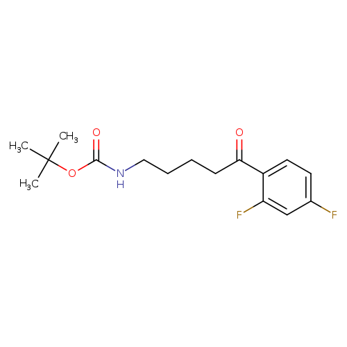 tert-butyl n-[5-(2,4-difluorophenyl)-5-oxopentyl]carbamate