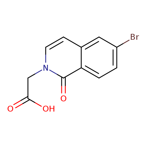 2-(6-bromo-1-oxo-1,2-dihydroisoquinolin-2-yl)acetic acid