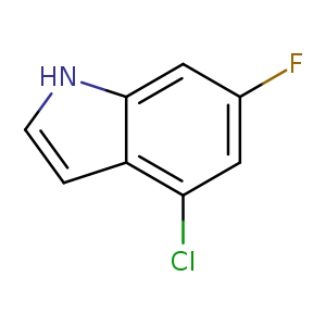 1h-indole,4-chloro-6-fluoro-