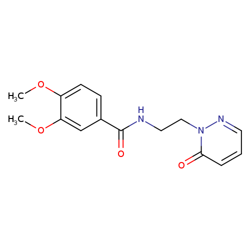 3,4-dimethoxy-N-[2-(6-oxo-1,6-dihydropyridazin-1-yl)ethyl]benzamide