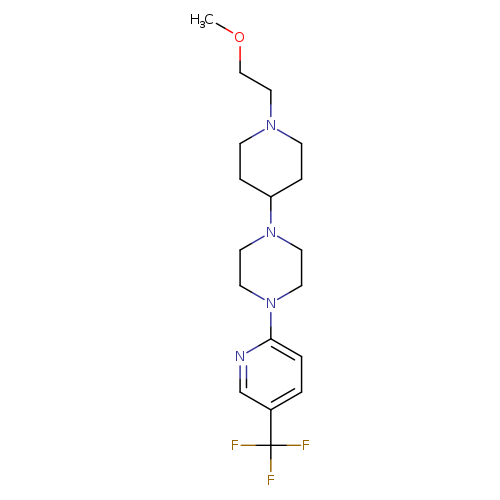 1-[1-(2-methoxyethyl)piperidin-4-yl]-4-[5-(trifluoromethyl)pyridin-2-yl]piperazine