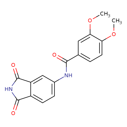 N-(1,3-dioxo-2,3-dihydro-1H-isoindol-5-yl)-3,4-dimethoxybenzamide