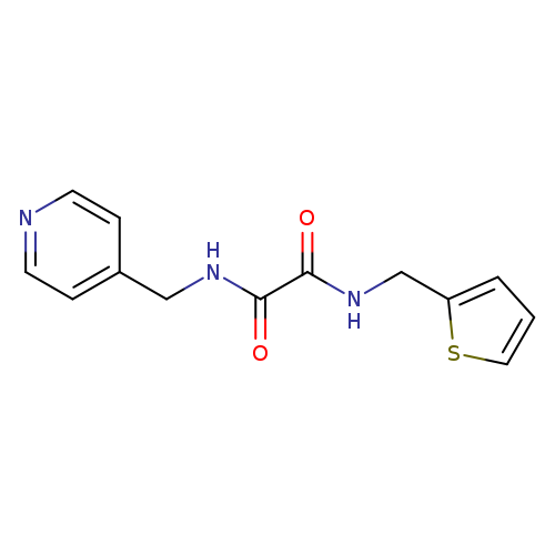 N'-[(pyridin-4-yl)methyl]-N-[(thiophen-2-yl)methyl]ethanediamide