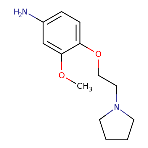 3-Methoxy-4-(2-(pyrrolidin-1-yl)ethoxy)aniline