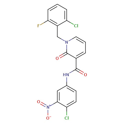 N-(4-chloro-3-nitrophenyl)-1-[(2-chloro-6-fluorophenyl)methyl]-2-oxo-1,2-dihydropyridine-3-carboxamide