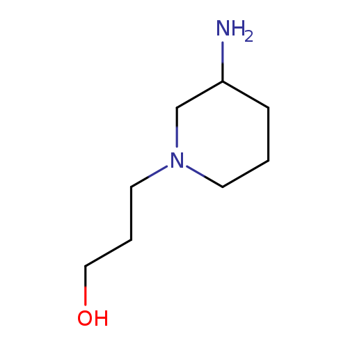 3-(3-aminopiperidin-1-yl)propan-1-ol