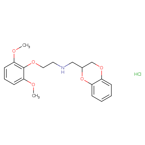 2((2,6-DIMETHOXYPHENOXY-ETHYL)*AMINOMETHYL)-1,4-BENZ