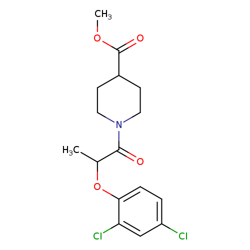 methyl1-[2-(2,4-dichlorophenoxy)propanoyl]piperidine-4-carboxylate