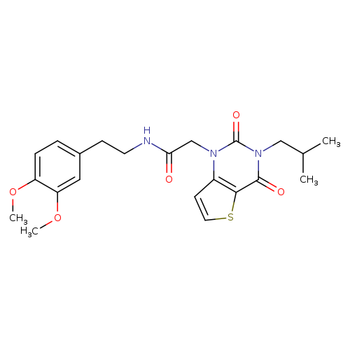 N-[2-(3,4-dimethoxyphenyl)ethyl]-2-[3-(2-methylpropyl)-2,4-dioxo-1H,2H,3H,4H-thieno[3,2-d]pyrimidin-1-yl]acetamide