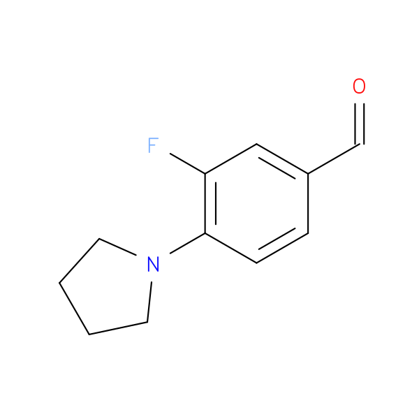 3-Fluoro-4-(pyrrolidin-1-yl)benzaldehyde
