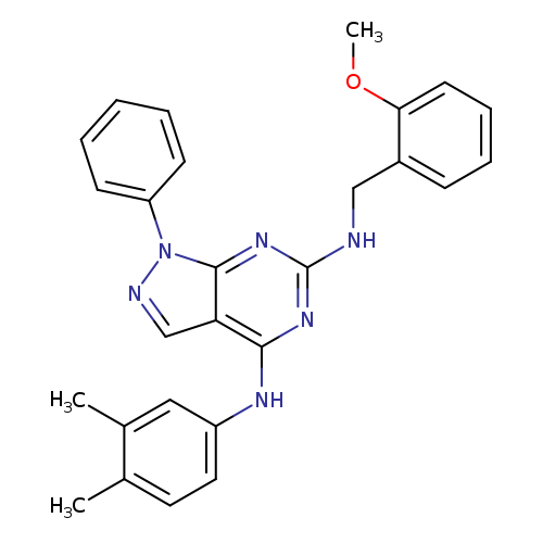 N4-(3,4-dimethylphenyl)-N6-[(2-methoxyphenyl)methyl]-1-phenyl-1H-pyrazolo[3,4-d]pyrimidine-4,6-diamine