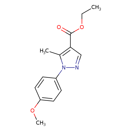 Ethyl 1-(4-methoxyphenyl)-5-methyl-1H-pyrazole-4-carboxylate