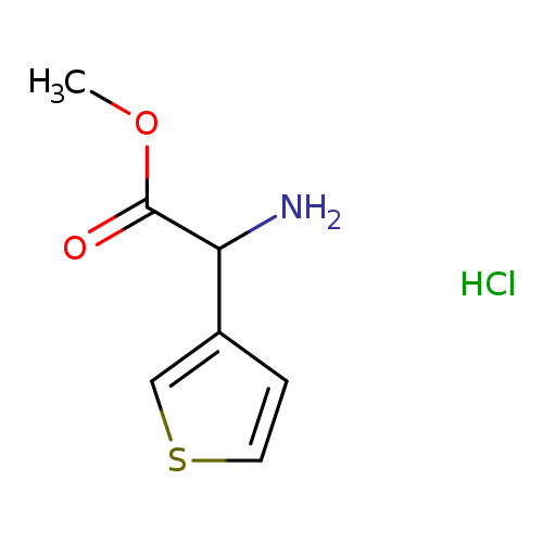 methyl 2-amino-2-(thiophen-3-yl)acetate hydrochloride
