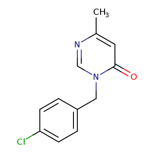 3-[(4-chlorophenyl)methyl]-6-methyl-3,4-dihydropyrimidin-4-one