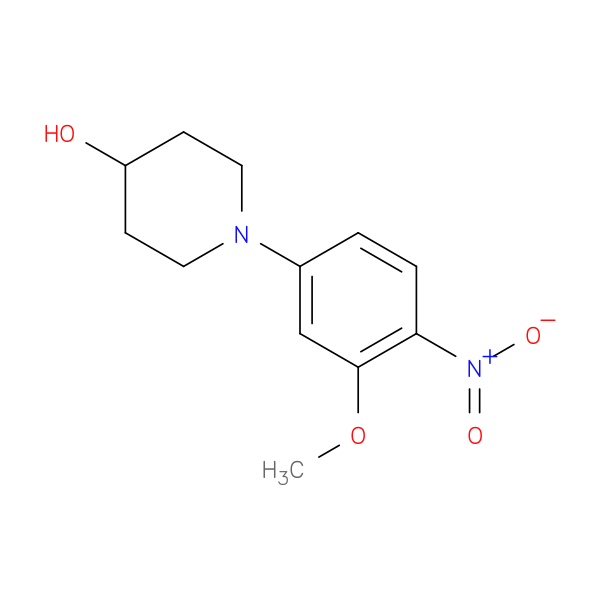1-(3-Methoxy-4-nitrophenyl)piperidin-4-ol