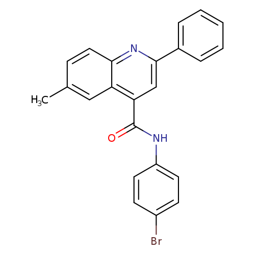 N-(4-bromophenyl)-6-methyl-2-phenylquinoline-4-carboxamide