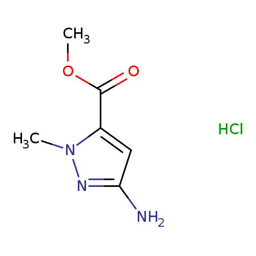 methyl 3-amino-1-methyl-1H-pyrazole-5-carboxylate hydrochloride