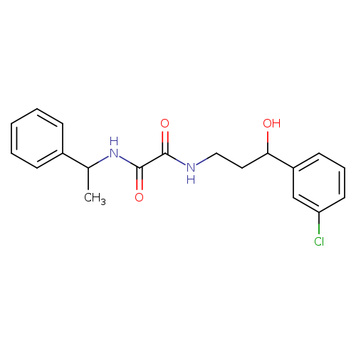 N-[3-(3-chlorophenyl)-3-hydroxypropyl]-N'-(1-phenylethyl)ethanediamide