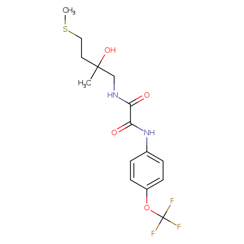 N-[2-hydroxy-2-methyl-4-(methylsulfanyl)butyl]-N'-[4-(trifluoromethoxy)phenyl]ethanediamide