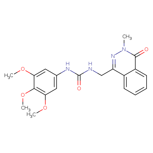 3-[(3-methyl-4-oxo-3,4-dihydrophthalazin-1-yl)methyl]-1-(3,4,5-trimethoxyphenyl)urea
