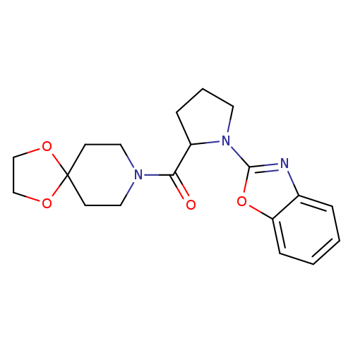 8-[1-(1,3-benzoxazol-2-yl)pyrrolidine-2-carbonyl]-1,4-dioxa-8-azaspiro[4.5]decane