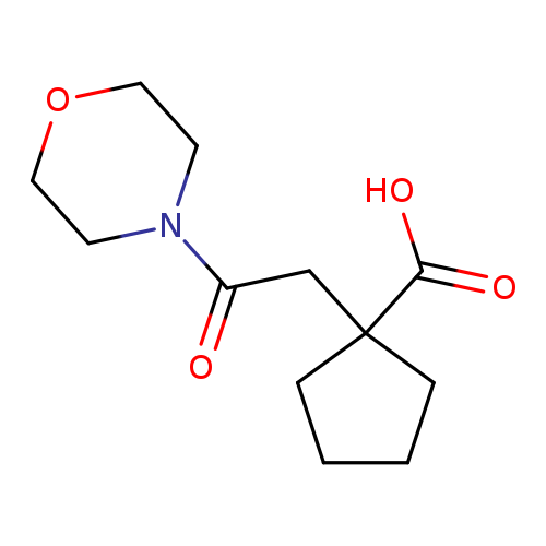 1-[2-(morpholin-4-yl)-2-oxoethyl]cyclopentane-1-carboxylic acid