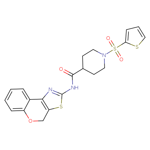 N-{4H-chromeno[4,3-d][1,3]thiazol-2-yl}-1-(thiophene-2-sulfonyl)piperidine-4-carboxamide