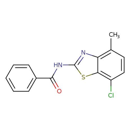 N-(7-chloro-4-methyl-1,3-benzothiazol-2-yl)benzamide