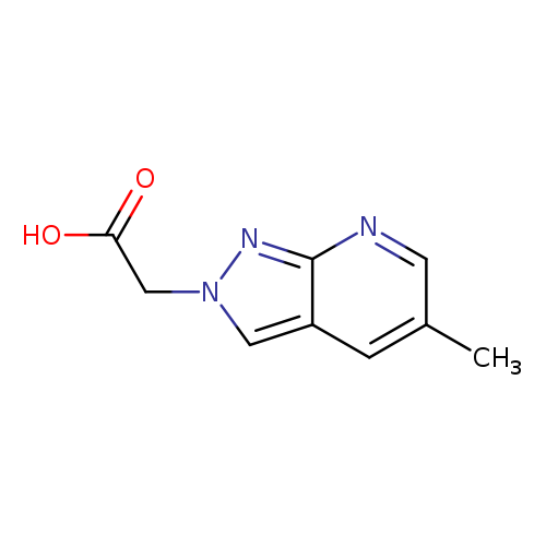2-(5-Methyl-2H-pyrazolo[3,4-b]pyridin-2-yl)acetic acid