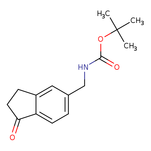 tert-butyl n-[(1-oxo-2,3-dihydro-1h-inden-5-yl)methyl]carbamate