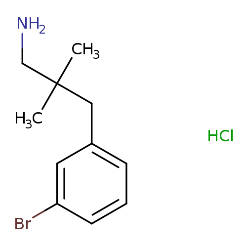 3-(3-bromophenyl)-2,2-dimethylpropan-1-amine hydrochloride